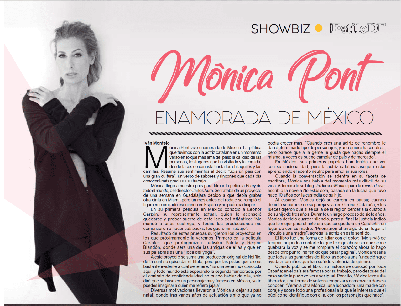 Entrevista para la revista mexicana «Estilo DF»